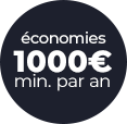 1000€ min. par an